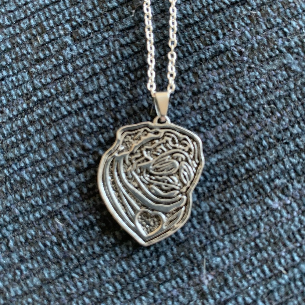 Silver Plated Pug Dog Necklace